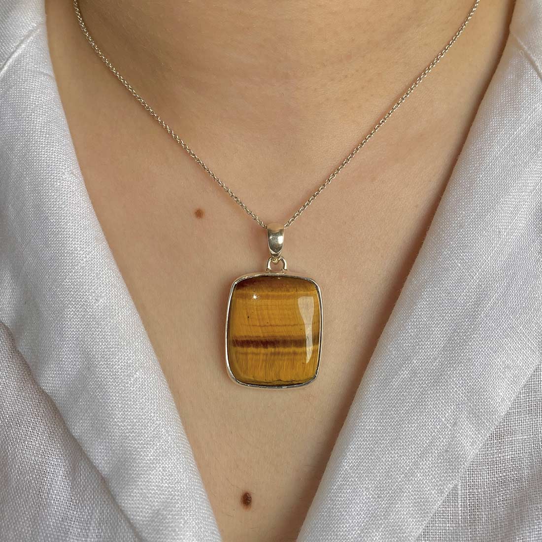 Tiger Eye Pendant-(TGE-P-13.)